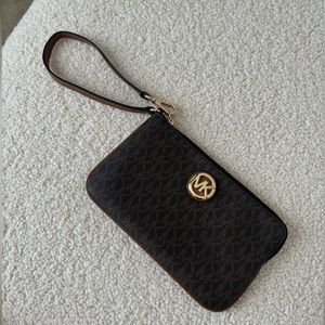 Michael Kors Monogram Wristlet